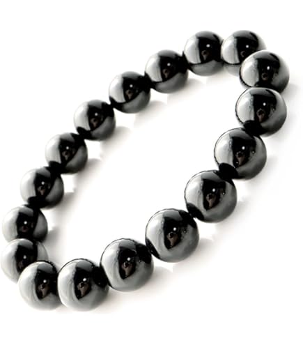 Amazon.co.jp: [GOLD STONE] モリオン 黒水晶 丸玉 24-26mm 山東省産